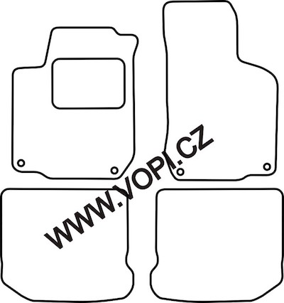 Autokoberce Seat Toledo 09/1999 - 10/2004 Royalfit (4209)